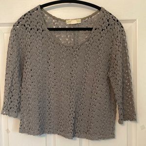 Boho Crochet Crop Sweater